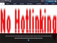 Tablet Screenshot of hotelcristallobrescia.com